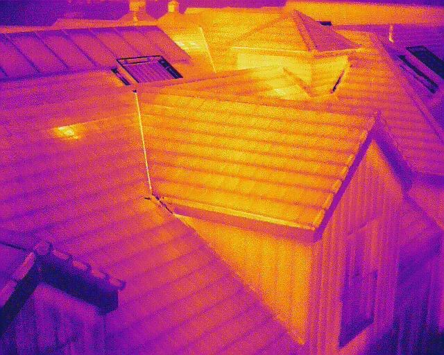 Thermal Imaging Roof Survey Image Castleford